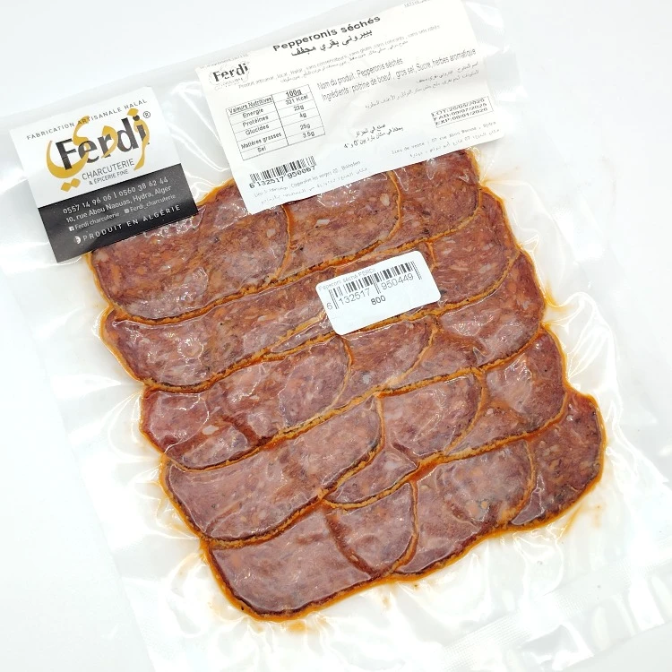 Charcuterie : Peppéronis Séchés -  بيبروني بقري مجفف - Image 1